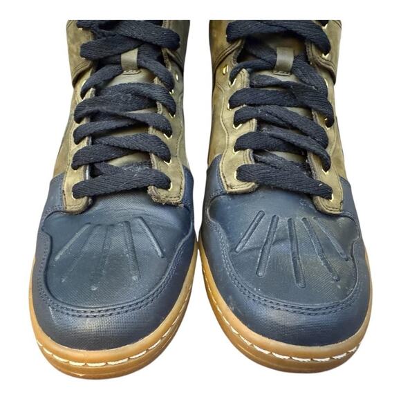 Nike Women Size 7 Dunk Sky High Sneakerboot Dark Loden Anthracite - Picture 3 of 10